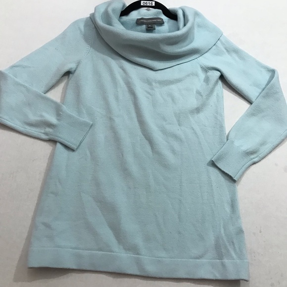 French Connection Sweaters - French Connection Powder Blue Cowl Neck Sweater